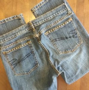 Stetson crop jeans with studs